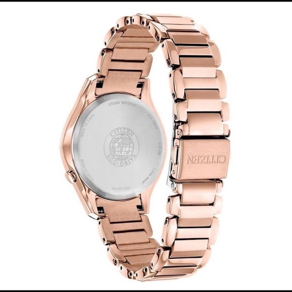 Citizen Eco-Drive Rose Gold Tone Watch 35MM New main image 7
